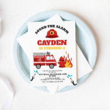 Feuerwehrmann Geburtstagspartei