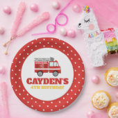 Feuerwehrmann Geburtstagspartei Pappteller (Party)