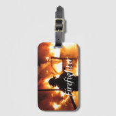 Feuerwehrmann    gepäckanhänger (Vorderseite Vertikal)