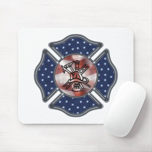 Feuerwehrmann-Geschenk Mousepad (Mit Mouse)