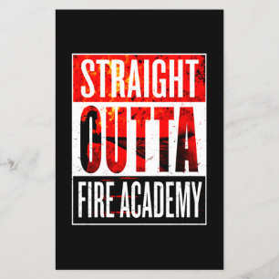 Feuerwehrmann Geschenk   Straight Outta Feuerwehrm Flyer