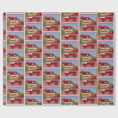 Feuerwehrmann Geschenkpapier (Flach)