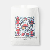 Feuerwehrmann Geschenktütchen (Vorderseite)