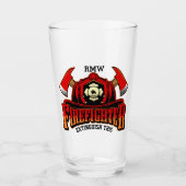 Feuerwehrmann Glas (Vorderseite)
