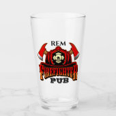 Feuerwehrmann Glas (Vorderseite)