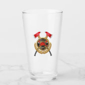 Feuerwehrmann Glas (Vorderseite)