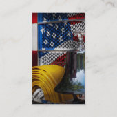 Feuerwehrmann - glühend visitenkarte (Rückseite)