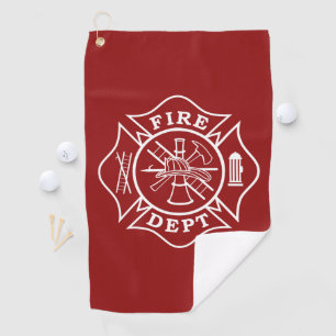 Feuerwehrmann-Golf-Tuch Golfhandtuch