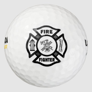 Feuerwehrmann Golfball