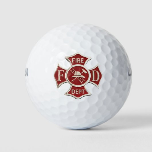 Feuerwehrmann Golfball (Vorderseite)