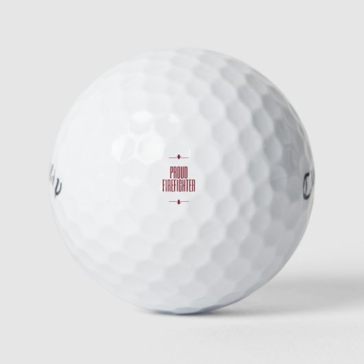 Feuerwehrmann Golfball (Vorderseite)