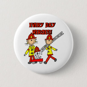 Feuerwehrmann-Helder Button