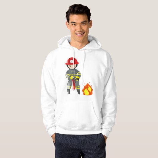 Feuerwehrmann Hoodie (Vorne ganz)
