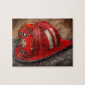 Feuerwehrmann - Hut - ein Kindheitstraum Puzzle (Horizontal)