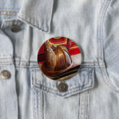 Feuerwehrmann - Hut - Kommandant Button (Beispiel)