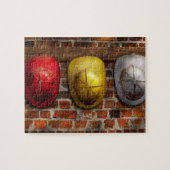 Feuerwehrmann - Hüte - wählen Sie einen Hut, jeden Puzzle (Horizontal)