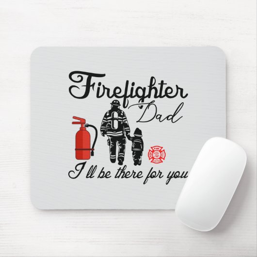 Feuerwehrmann - Ich bin für dich da Mousepad (Mit Mouse)