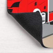 Feuerwehrmann im Feuerwehreinsatz Beim Mou Mousepad (Ecke)