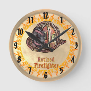 Feuerwehrmann im Ruhestand Uhr