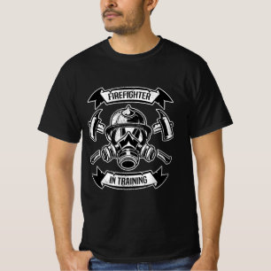 Feuerwehrmann in Ausbildung von AX-Gasmasken T-Shirt