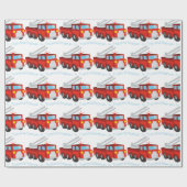 Feuerwehrmann in der Ausbildung Geschenkpapier (Flach)