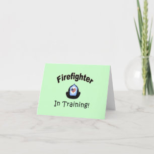 Feuerwehrmann in der Ausbildung Karte