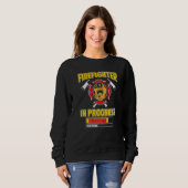 Feuerwehrmann in der Zukunft Feuerwehrmann Sweatshirt (Vorne ganz)