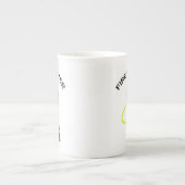 Feuerwehrmann in Einsatzkleidung Porzellantasse (Vorderseite)