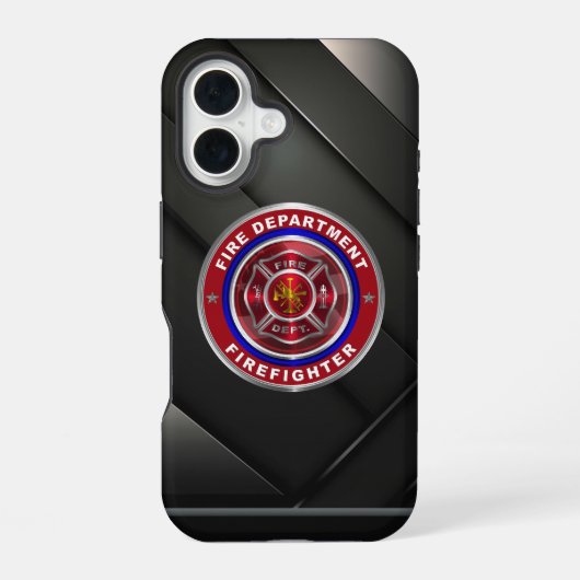 FEUERWEHRMANN iPhone 16 HÜLLE (Rückseite)