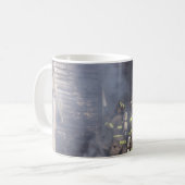 Feuerwehrmann Kaffeetasse (Vorderseite Links)