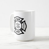 Feuerwehrmann kaffeetasse (Vorderseite Links)