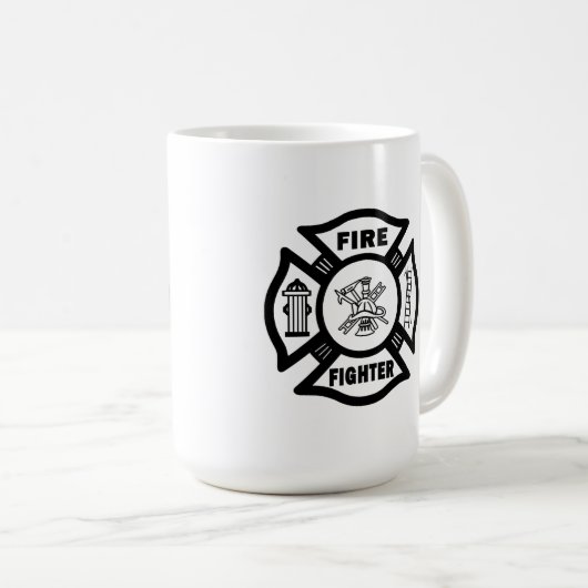 Feuerwehrmann Kaffeetasse (VorderseiteRechts)