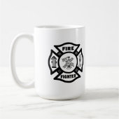 Feuerwehrmann Kaffeetasse (Links)