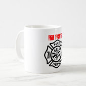 Feuerwehrmann-Kaffeetasse Kaffeetasse (Vorderseite Links)