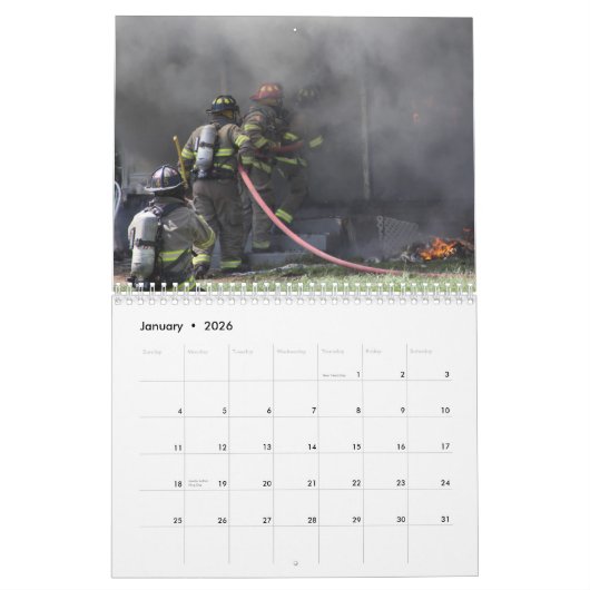 Feuerwehrmann Kalender (Jan 2026)