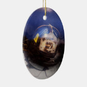 Feuerwehrmann - Kapitän Keramik Ornament (Rechts)