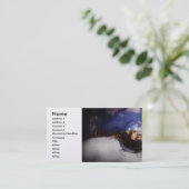 Feuerwehrmann - Kapitän Visitenkarte (Stehend Vorderseite)