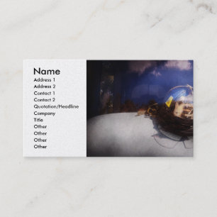 Feuerwehrmann - Kapitänhut Visitenkarte