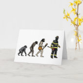 Feuerwehrmann Karte (Gelbe Blume)