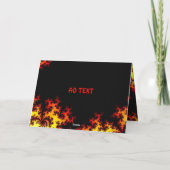 Feuerwehrmann-Karte Karte (Rückseite)