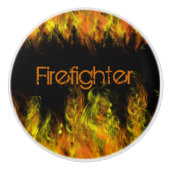 Feuerwehrmann Keramikknauf (Vorderseite)