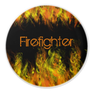 Feuerwehrmann Keramikknauf