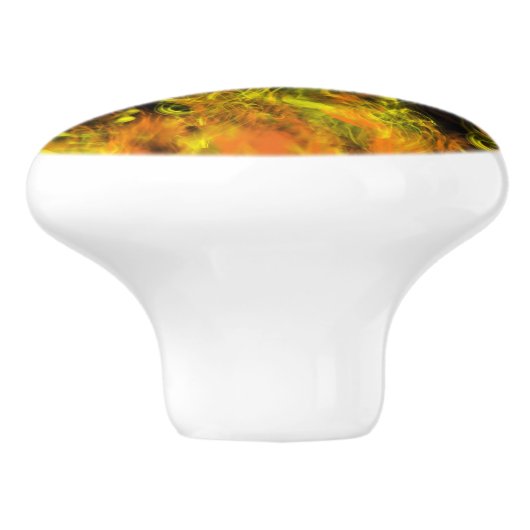 Feuerwehrmann Keramikknauf (Seitenansicht)