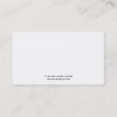 Feuerwehrmann Kilroy Visitenkarte (Rückseite)