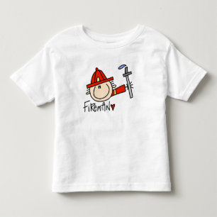 Feuerwehrmann Kleinkind T-shirt