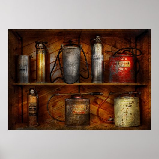 Feuerwehrmann - Kontrolle Poster (Vorne)