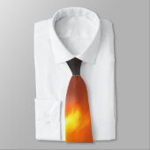 Feuerwehrmann-Krawatte, die mit Flammen glüht Krawatte (Gebunden)