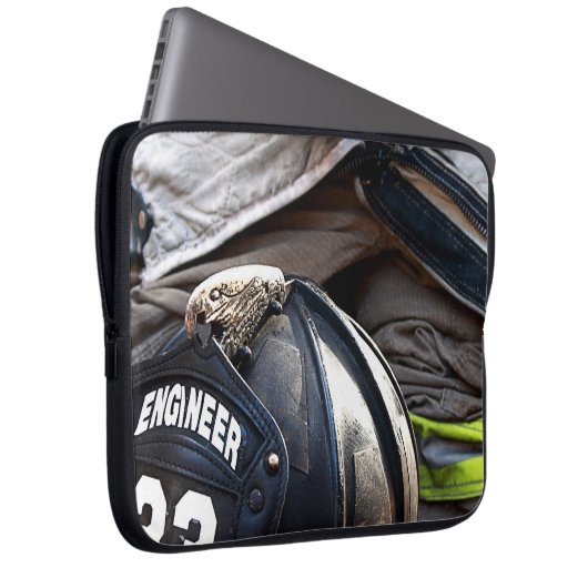 Feuerwehrmann Laptopschutzhülle (Vorne Rechts)