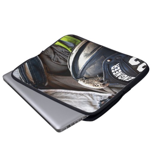 Feuerwehrmann Laptopschutzhülle (Vorne Knopf)