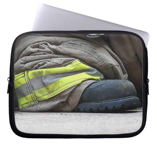 Feuerwehrmann Laptopschutzhülle (Vorderseite)